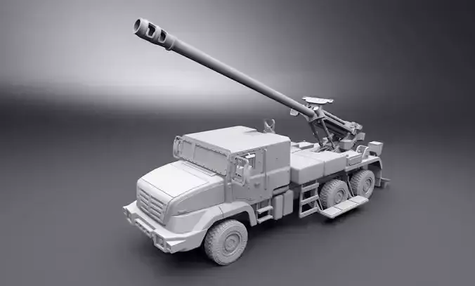 Caesar 155mm Scale model 3D print model