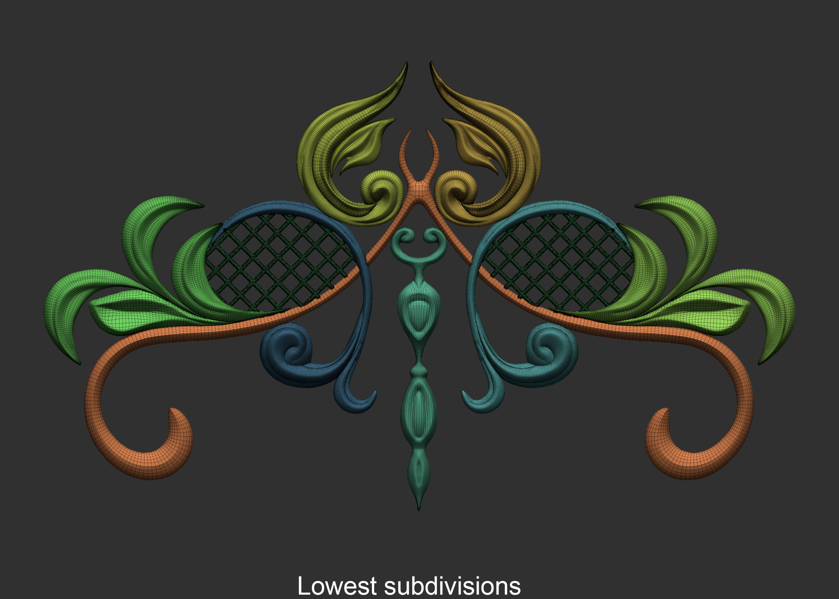 Ornaments Brushes with IMM Brushes and Ornament Sets 3D model_10