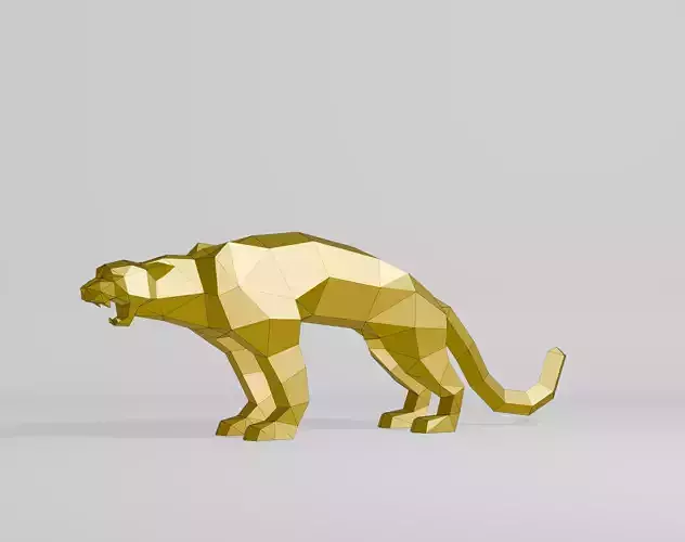 Polygonal Cougar