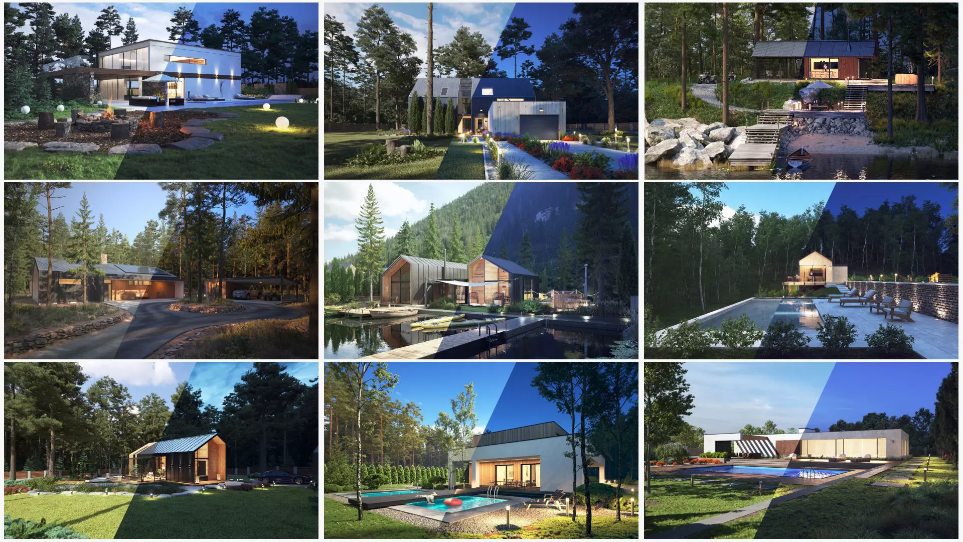 Archexteriors vol 39 - collection of day and night 3d scenes 3D model