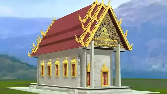 monastery buddhist temple in thailand