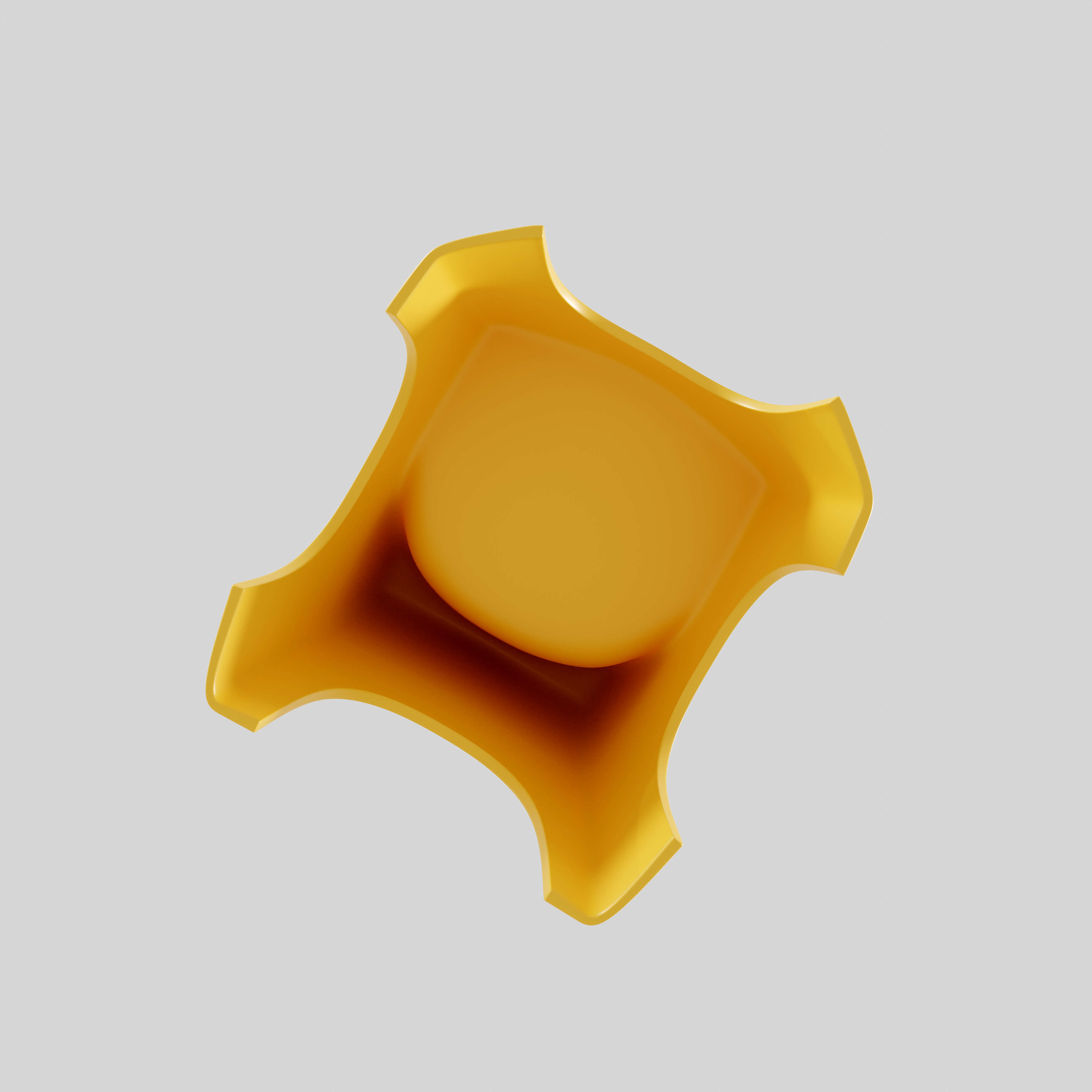 Kid Plastic Chair 3D model_12