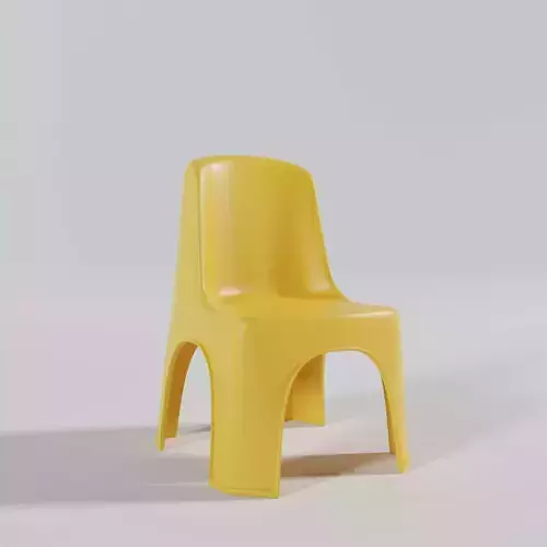 Kid Plastic Chair 3D model