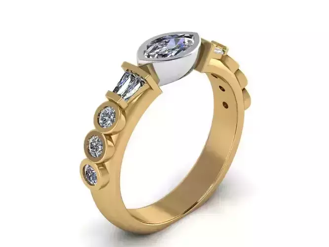 Marquise Diamond Ring 1281