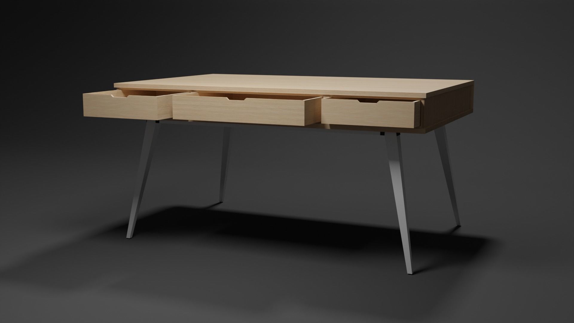 Minimalist Table 3D model_2