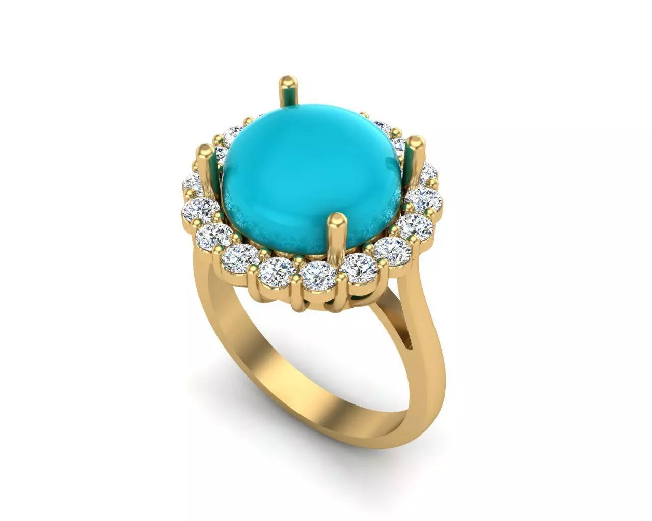 Jewelry ring 417 3D print model