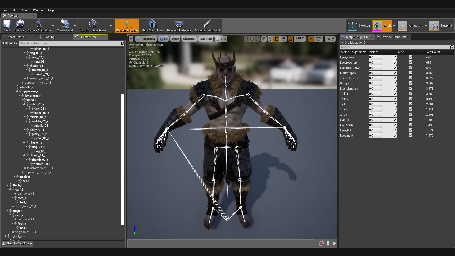 Orc Marauder Low-poly 3D model_21