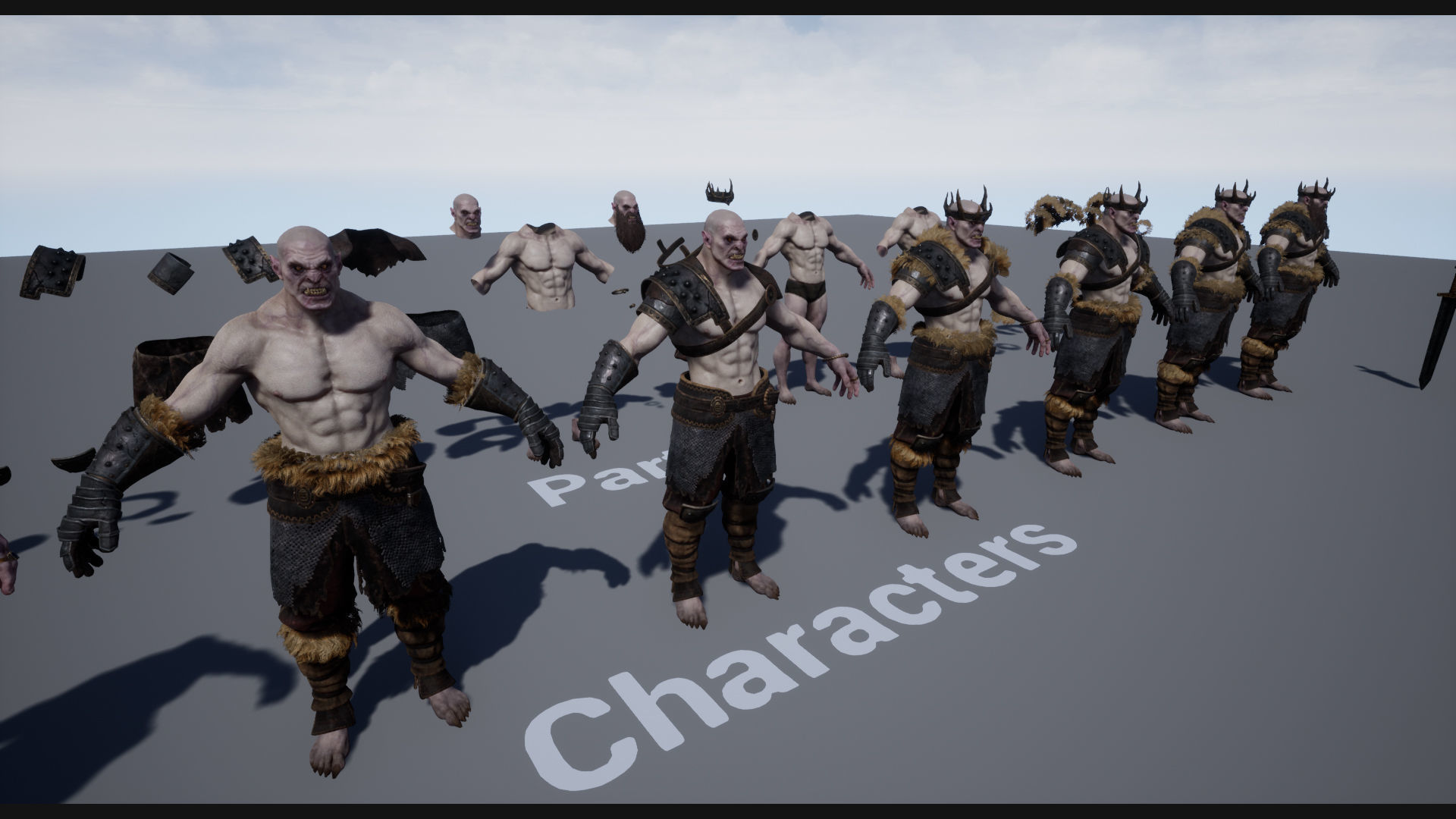 Orc Marauder Low-poly 3D model_23