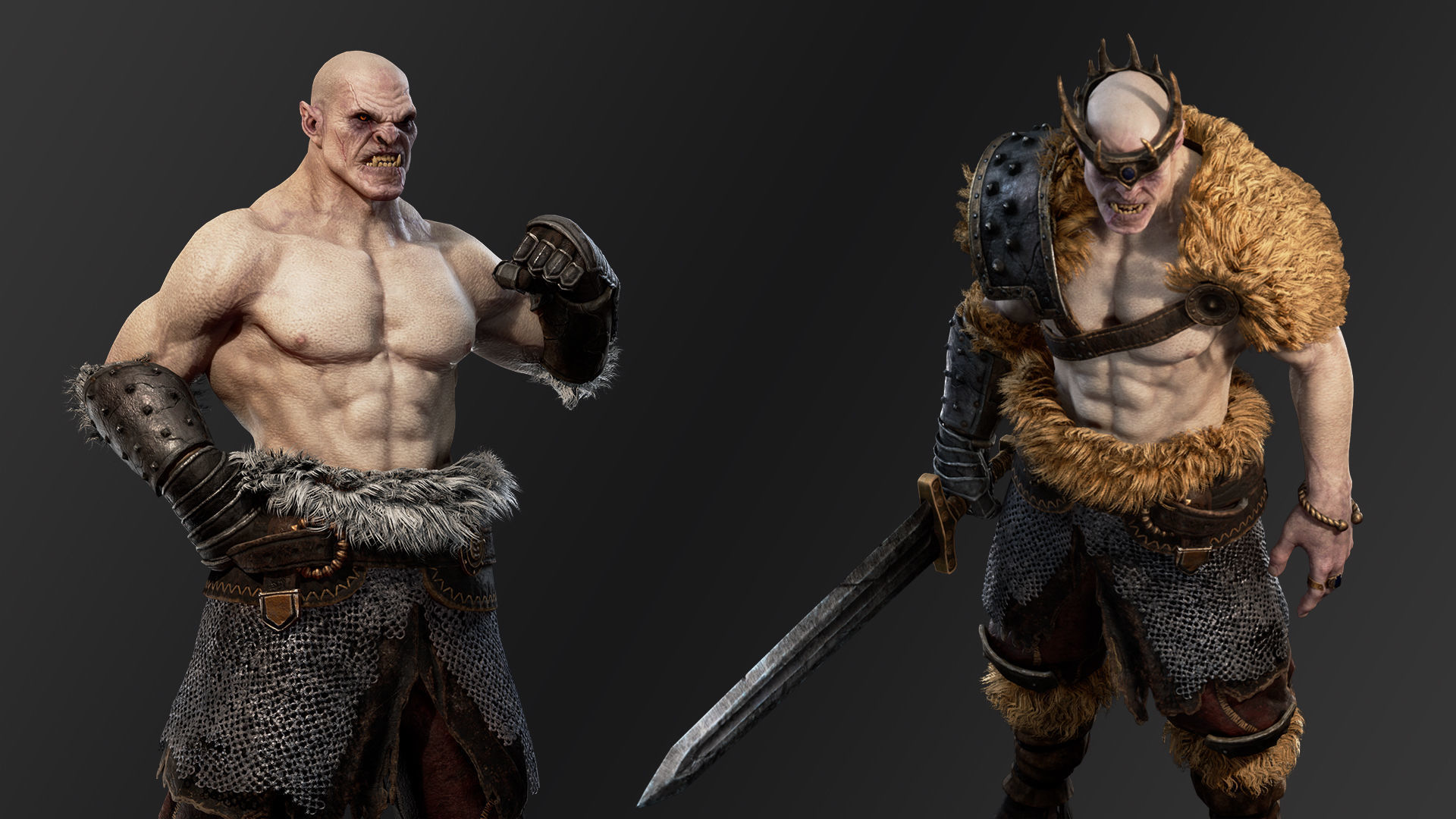Orc Marauder Low-poly 3D model_10