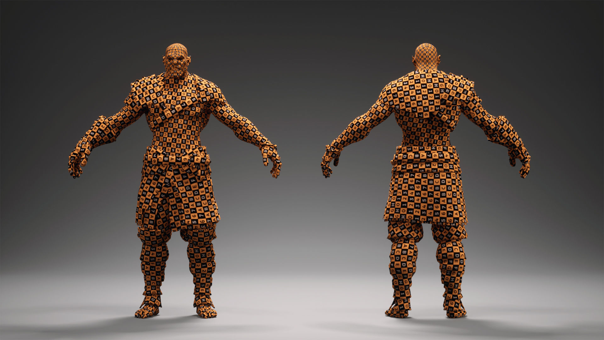Orc Marauder Low-poly 3D model_24