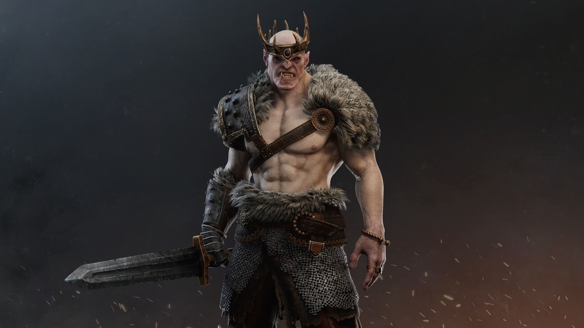 Orc Marauder Low-poly 3D model_18