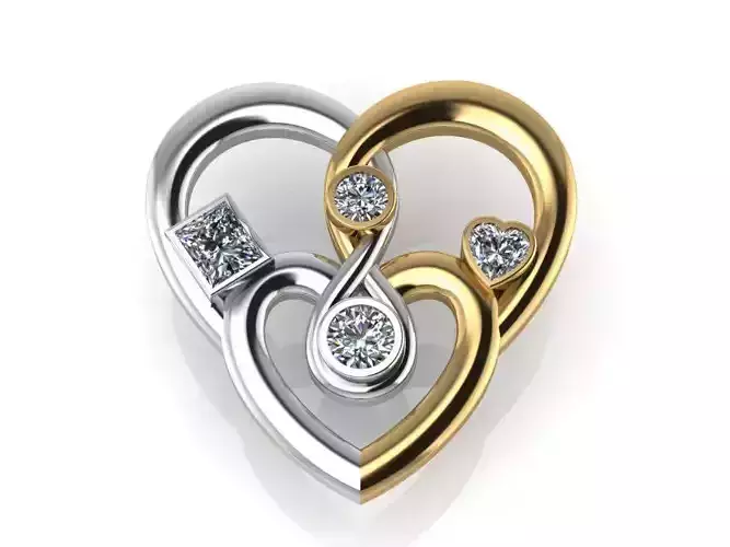 Heart Pendant 1291