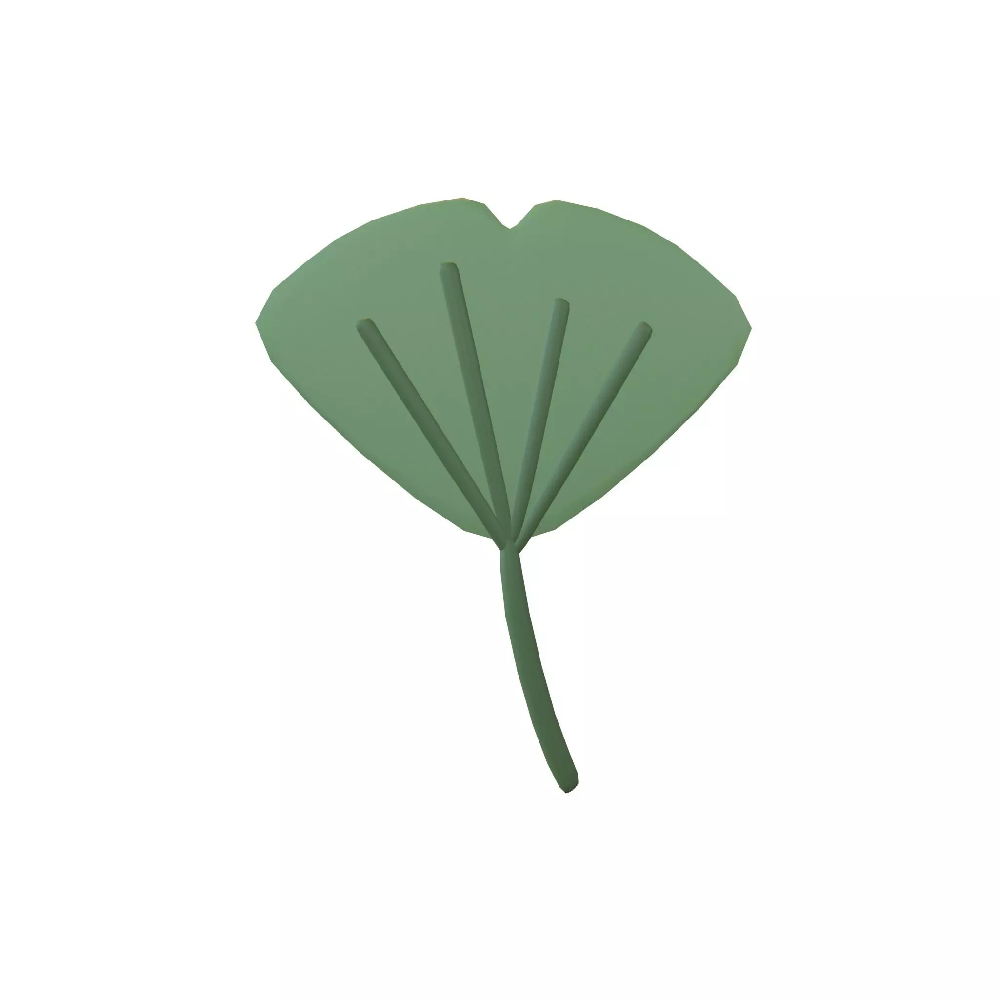 Cartoon Leaf v3 002 Low-poly 3D model_0