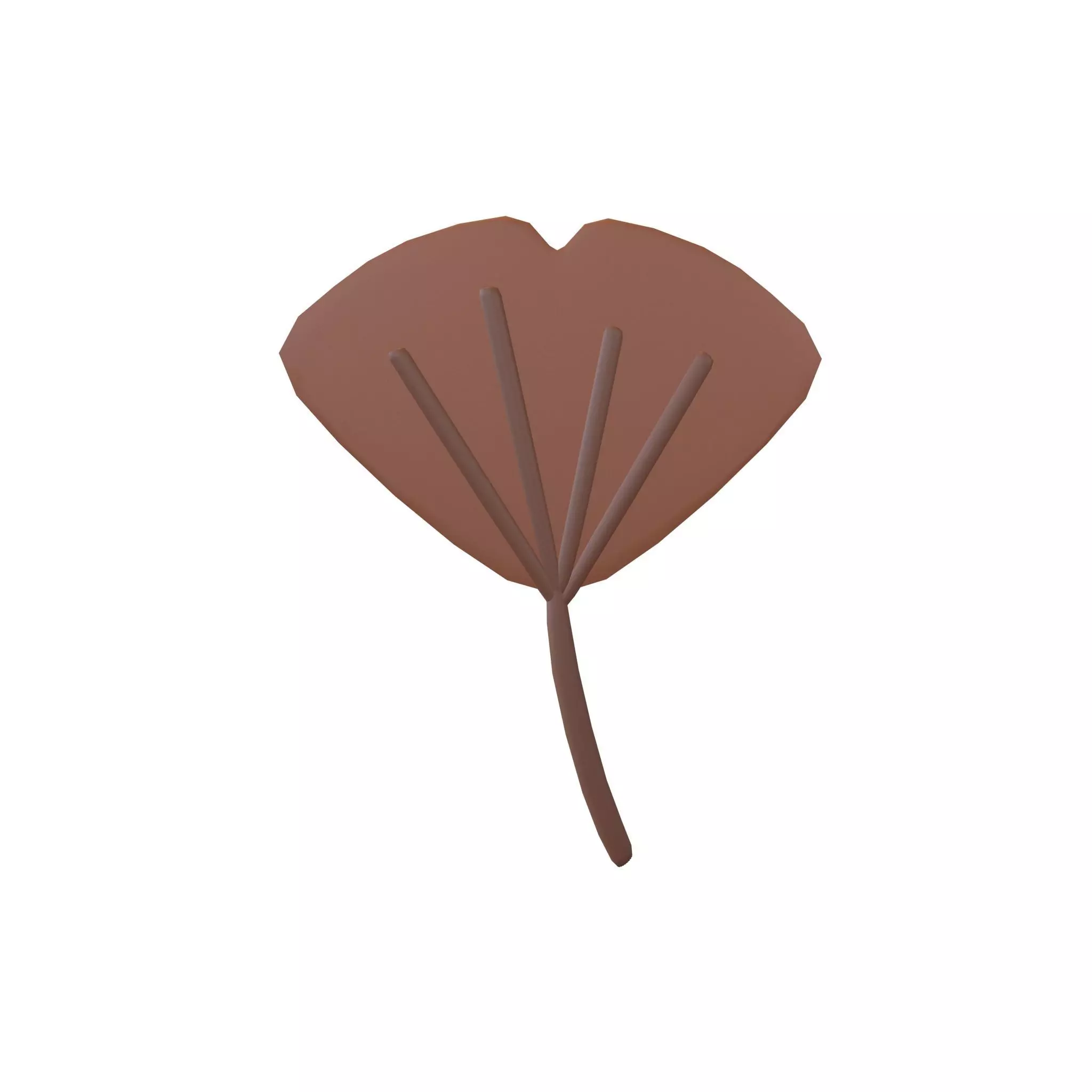 Cartoon Leaf v3 005 Low-poly 3D model_0