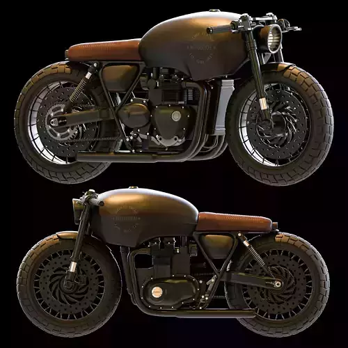 Motorcycle Triumph 3D model