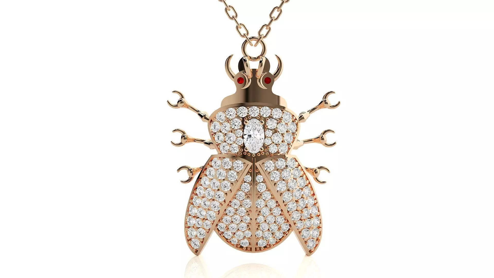 A fly pendant 3dm stl render details 3D print model