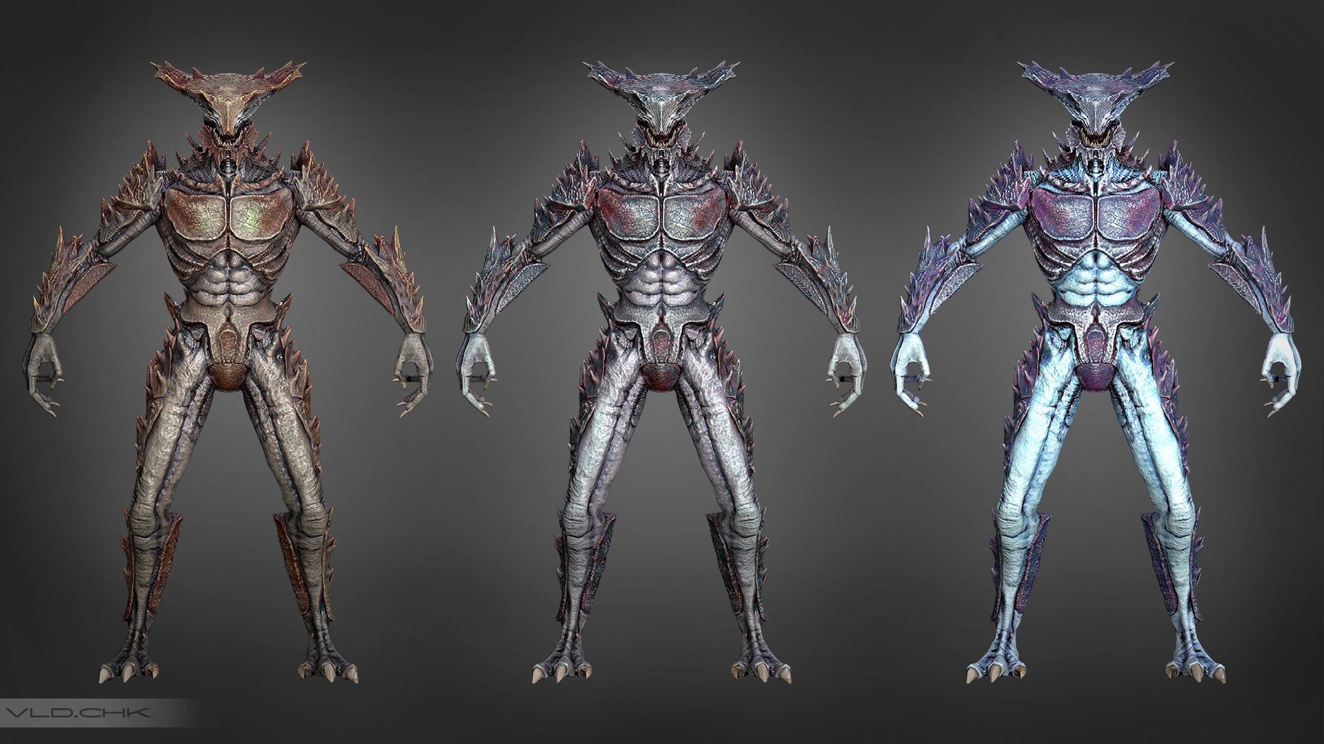 Ocypus - Demon Beetle Low-poly 3D model_8