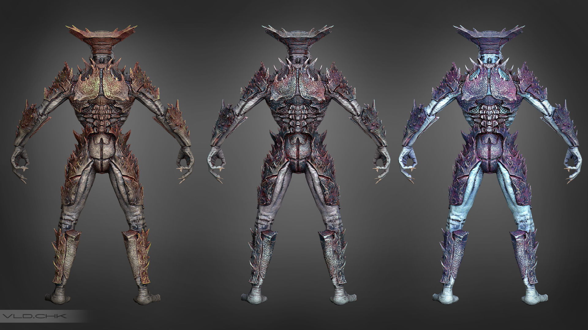 Ocypus - Demon Beetle Low-poly 3D model_10