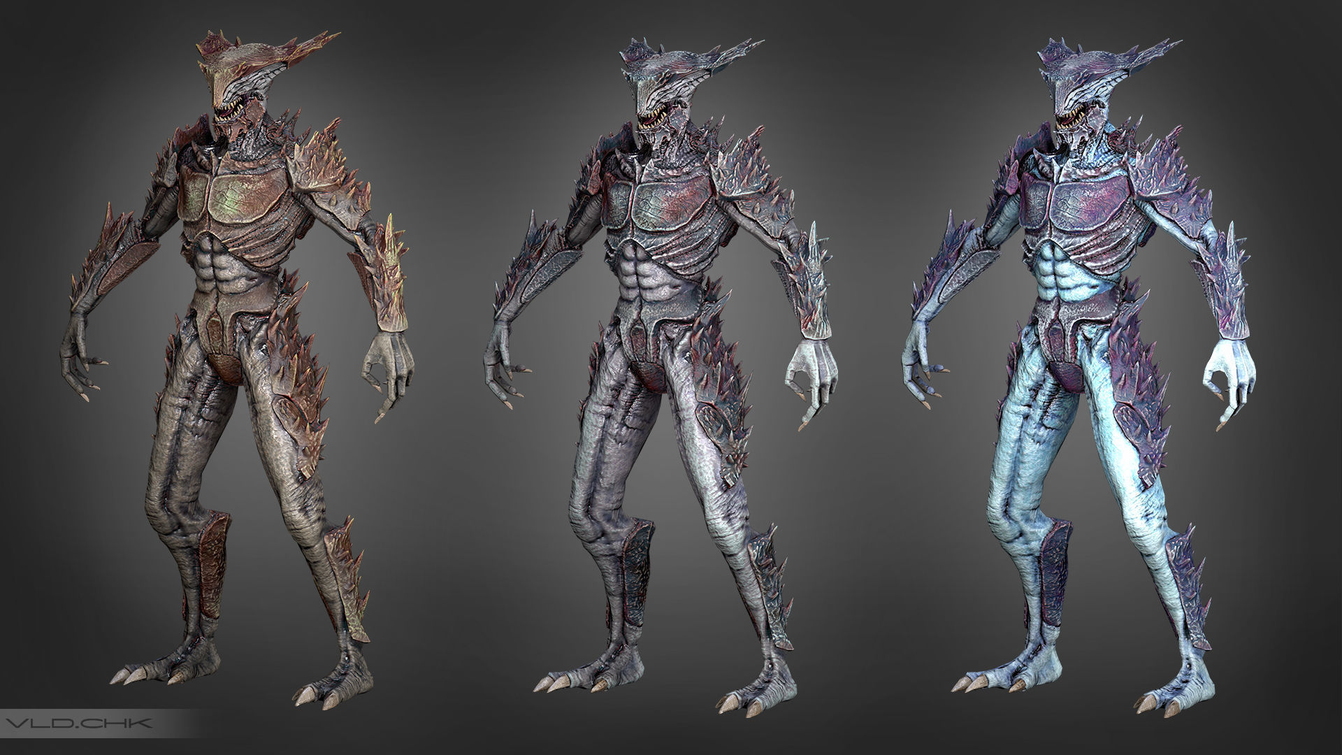 Ocypus - Demon Beetle Low-poly 3D model_9