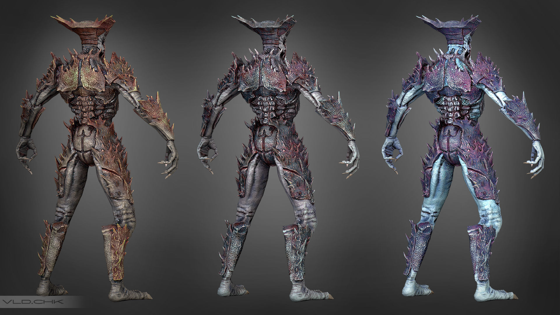 Ocypus - Demon Beetle Low-poly 3D model_11