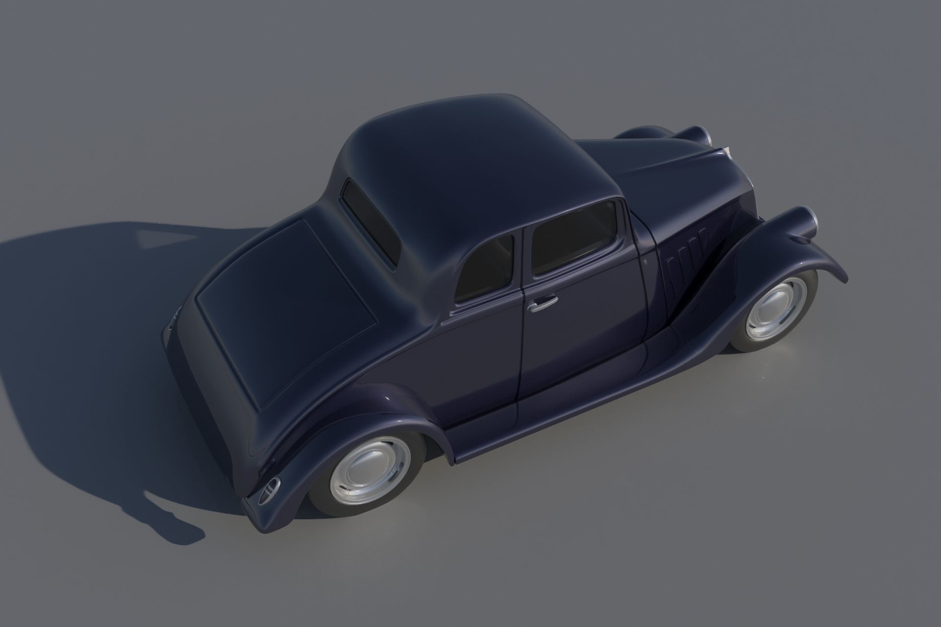 Willys Coupe 1933 3D print model_3