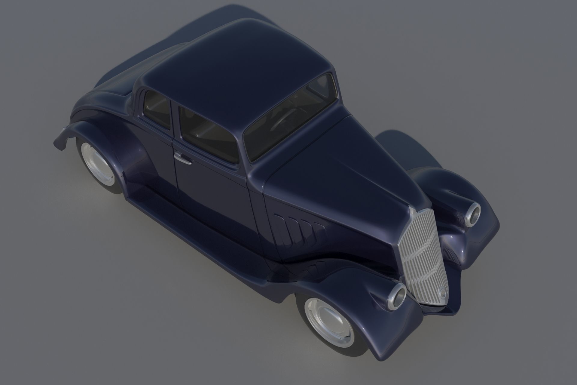 Willys Coupe 1933 3D print model_6