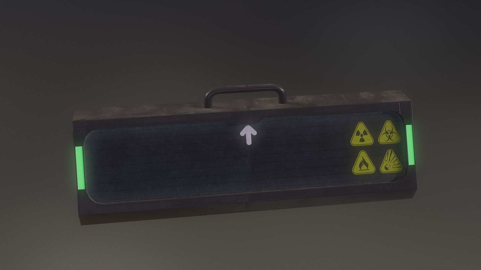 Sci-Fi crates Free low-poly 3D model_6