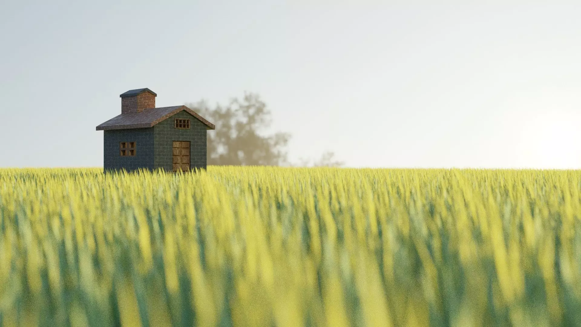 3D Cottage house 3D model_0