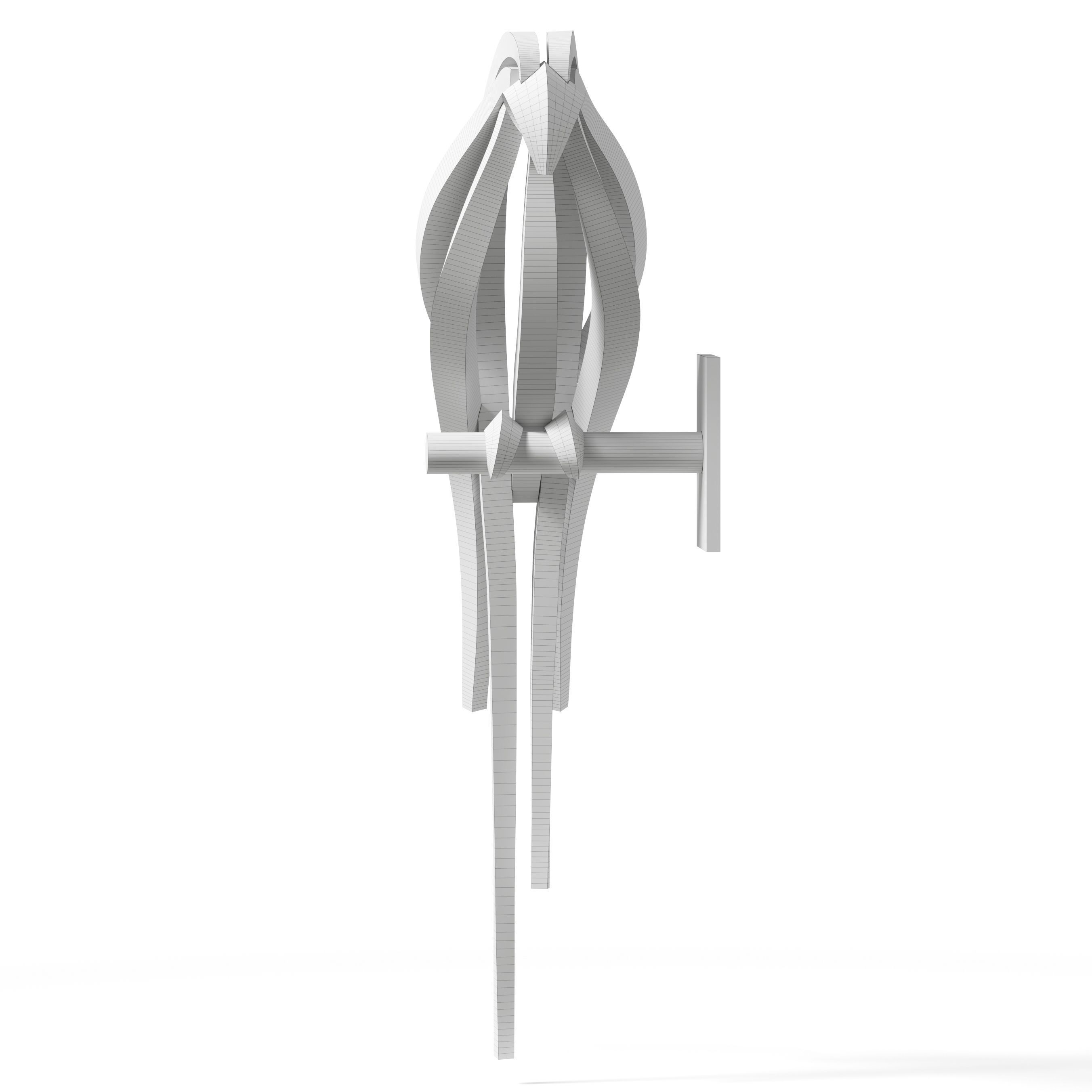 Red Parrot 3D model_3