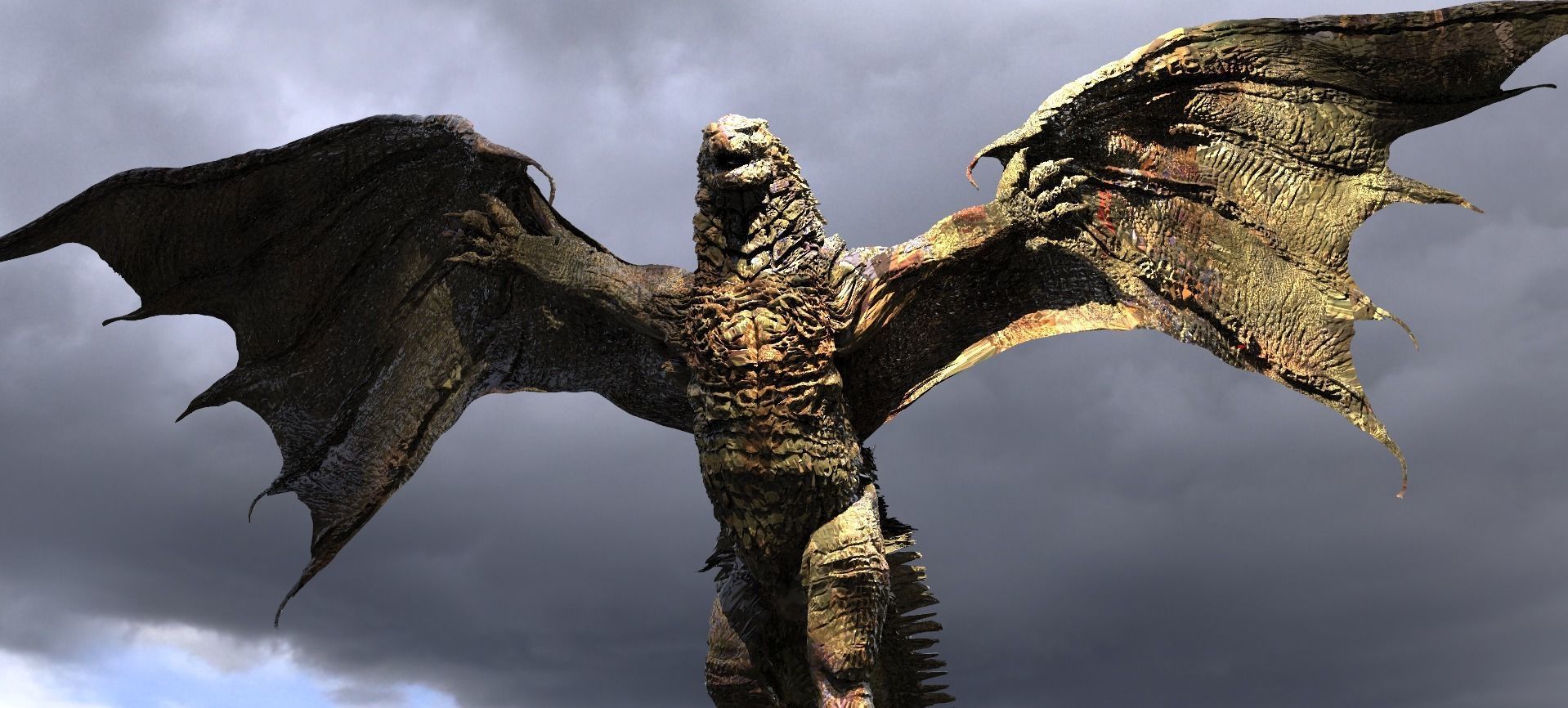 Reptilian Archon Dragon 2  3D model_1