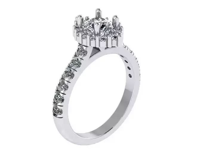 Marquise Halo Ring 1330