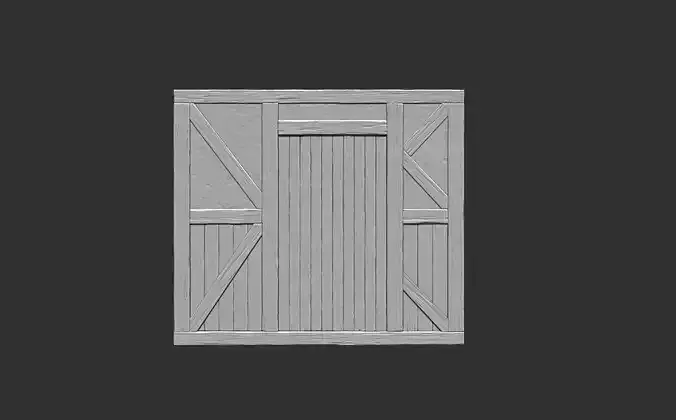 Medieval Wall 3 3D model