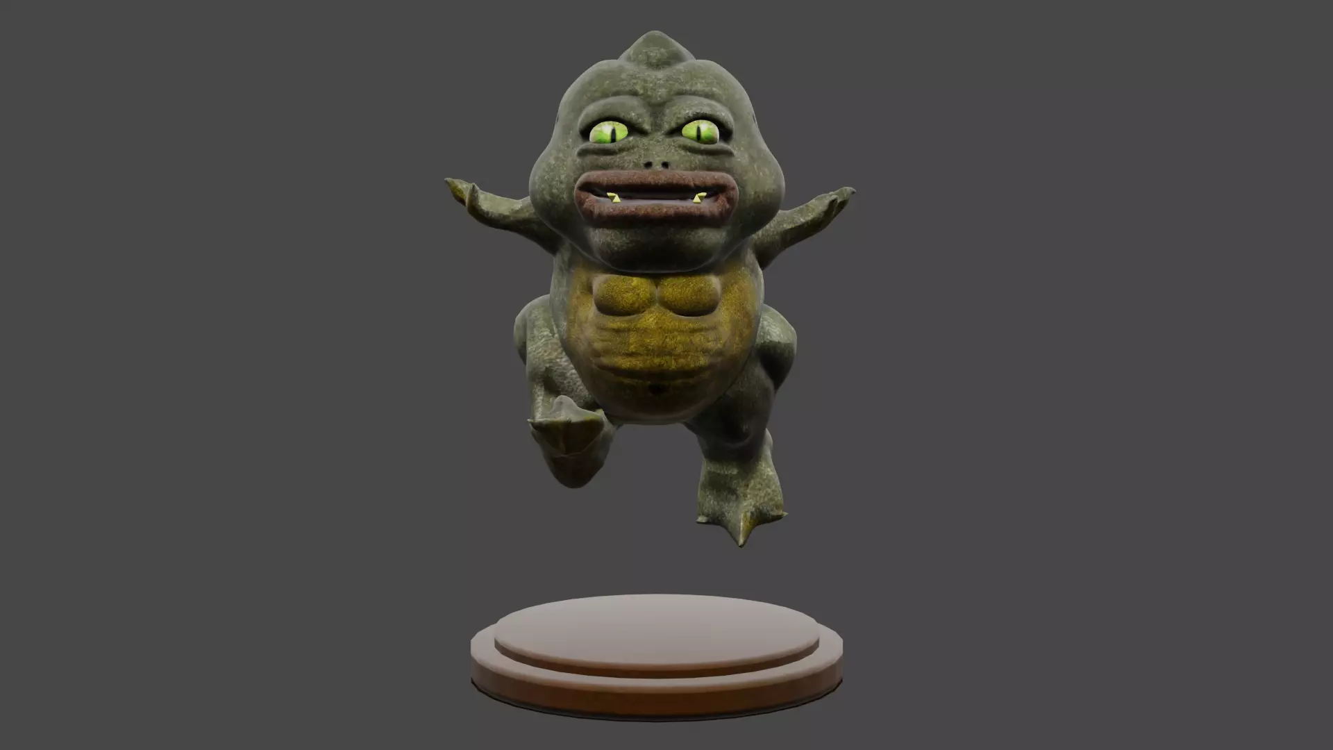 crocodile kid Free 3D model_0