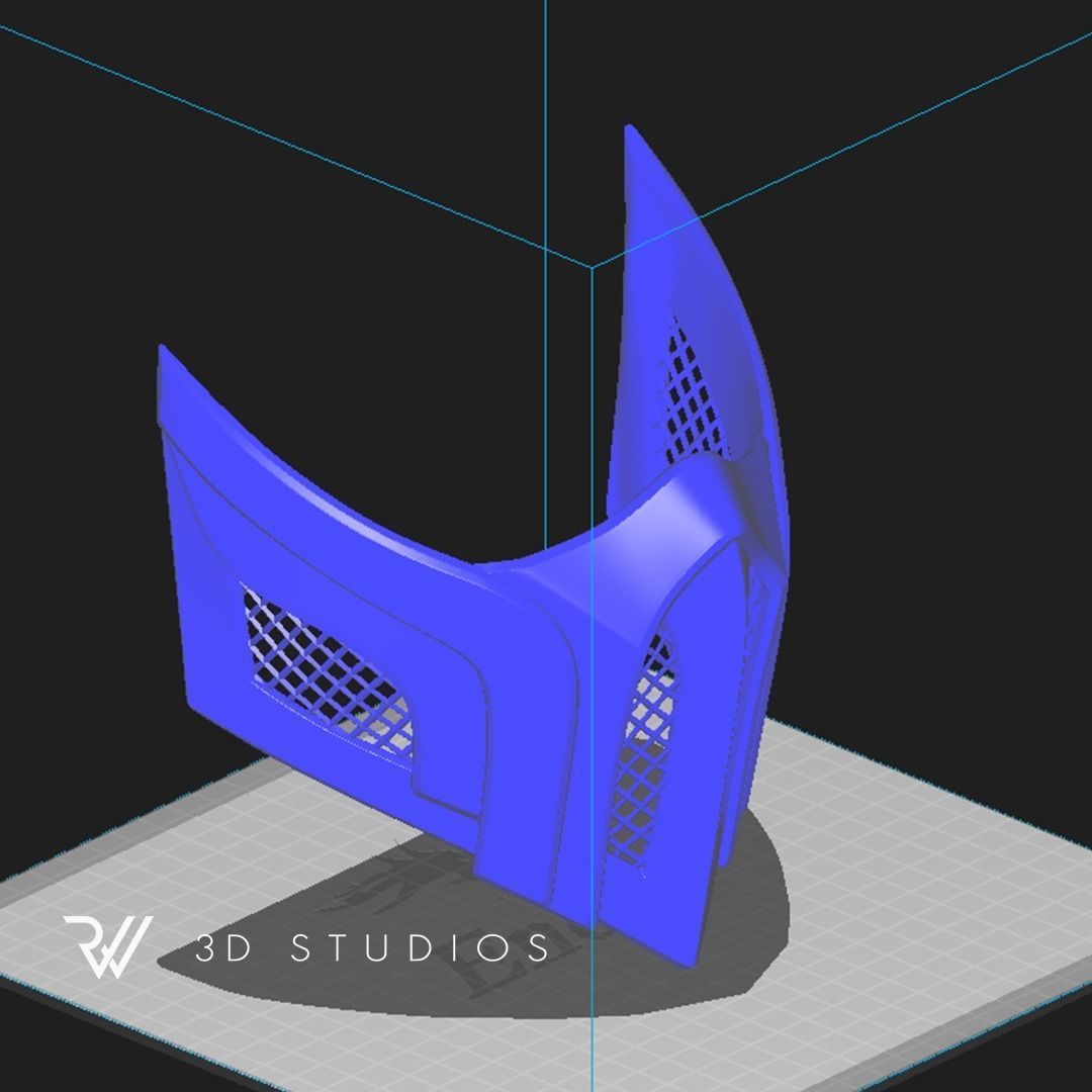 MK11 Sub-Zero Mask V16 - STL File 3D print model_7