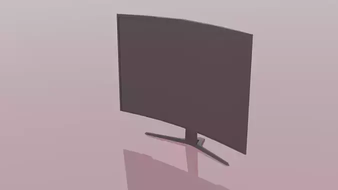 PC Monitor 449 vertices Free 3D model