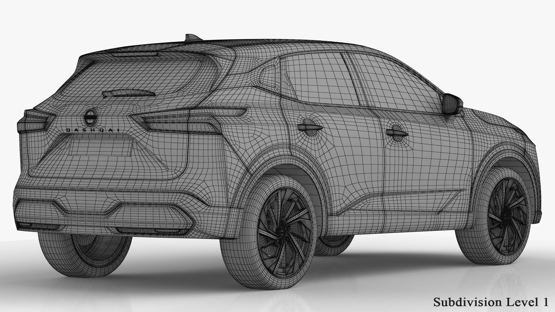 Nissan Qashqai 2022 3D model_21