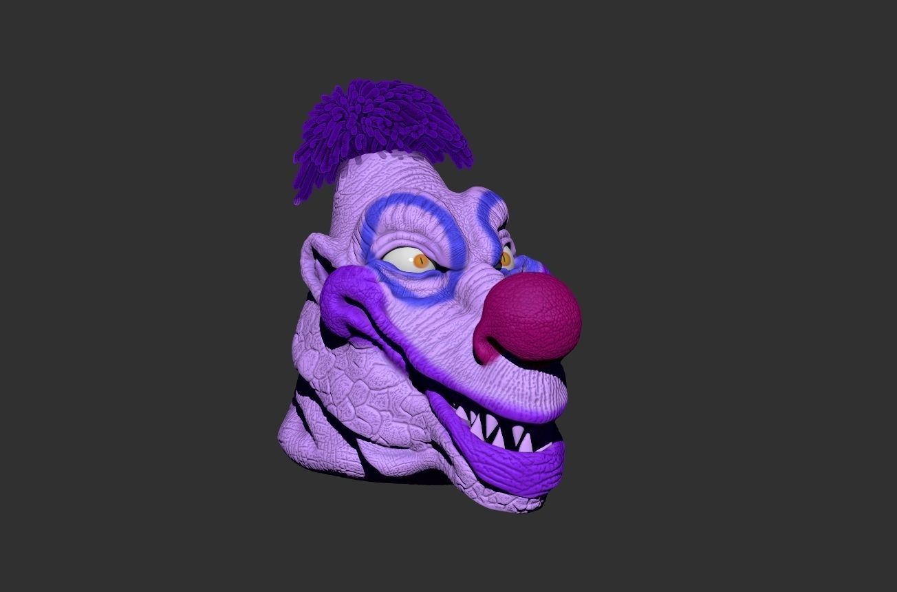 killer clown mask 3D print model_1