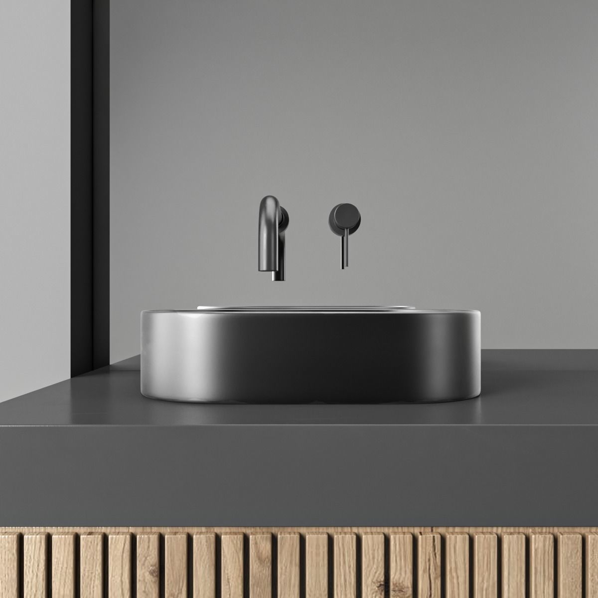 Bathroom furniture set 55 3D model_3