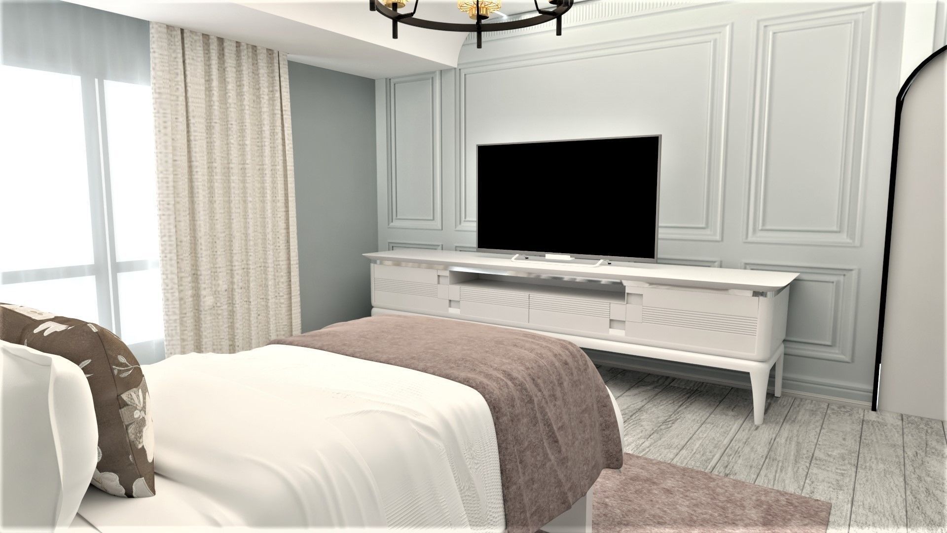 kids bed 3D model_14