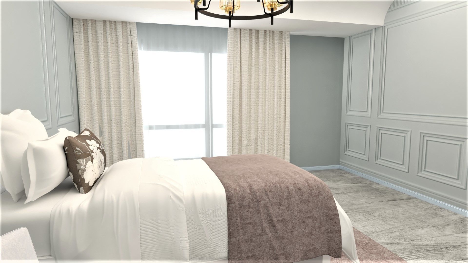 kids bed 3D model_12