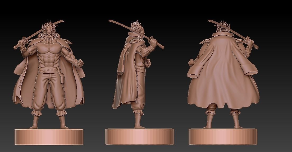 Rocks D Xebec - Onepiece - 3d Print 3D print model_2