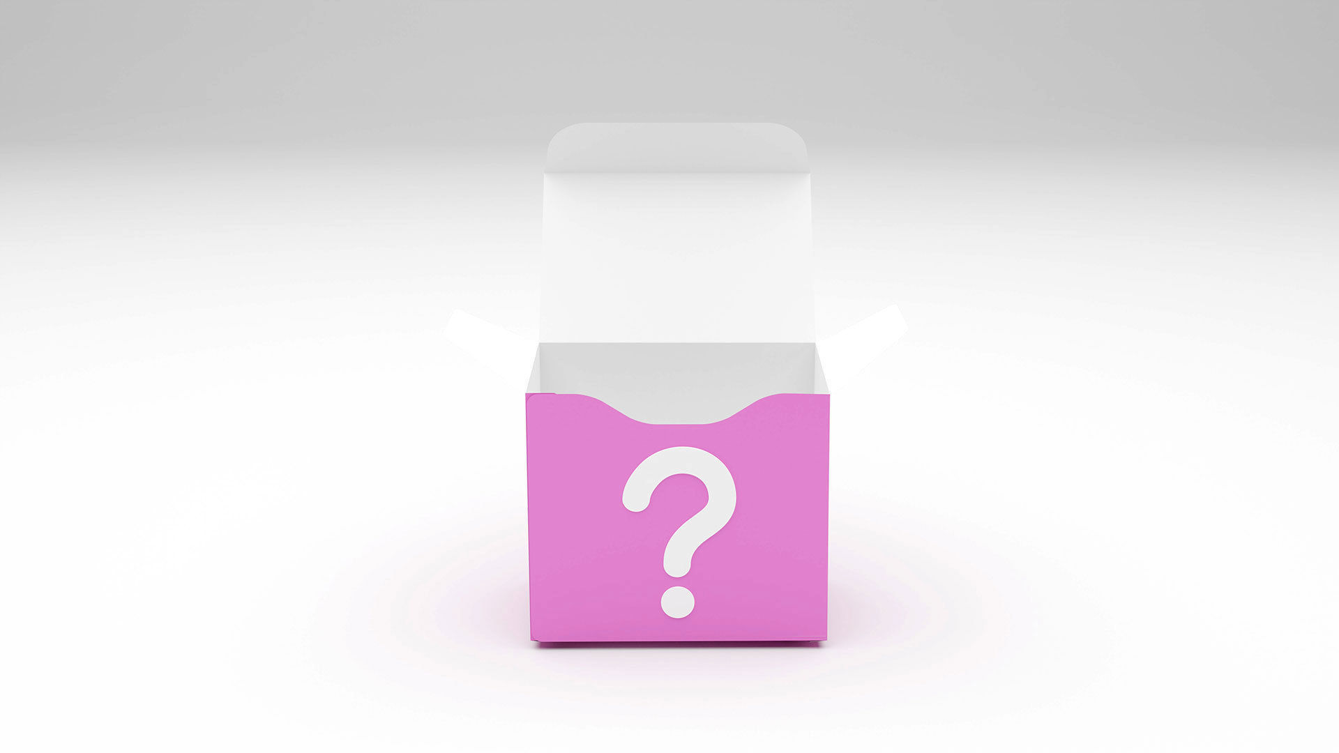 Surprise box package 3d model Low-poly 3D model_3