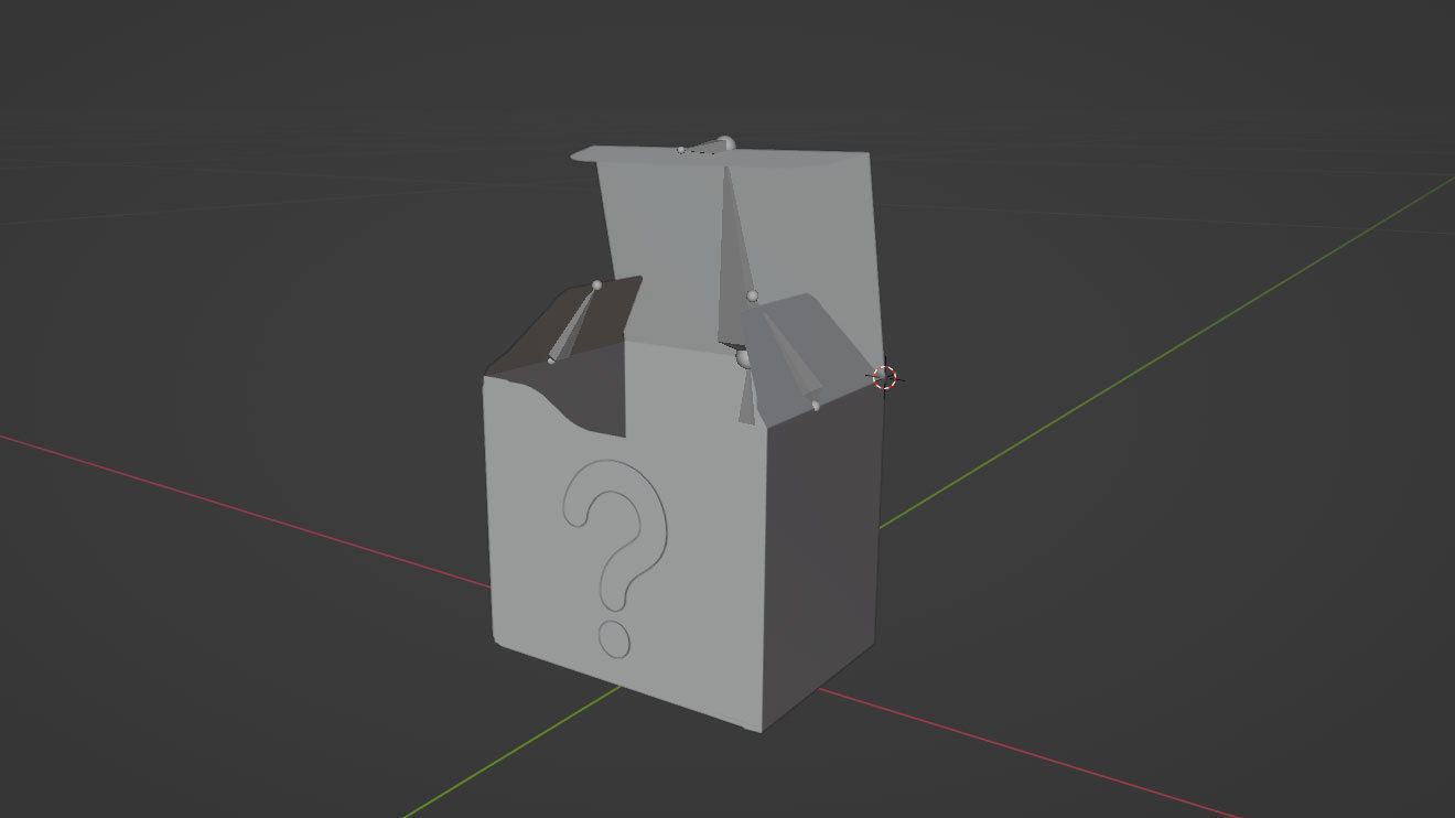 Surprise box package 3d model Low-poly 3D model_23