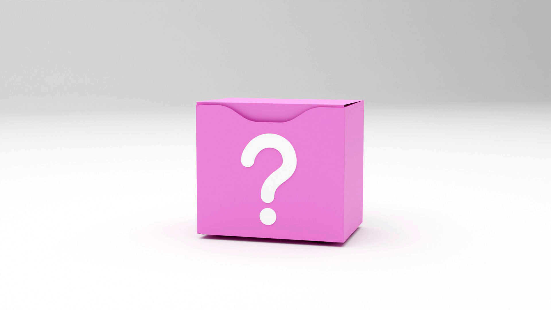 Surprise box package 3d model Low-poly 3D model_8