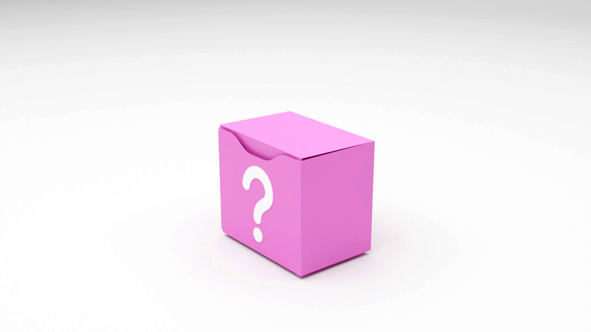 Surprise box package 3d model Low-poly 3D model_7