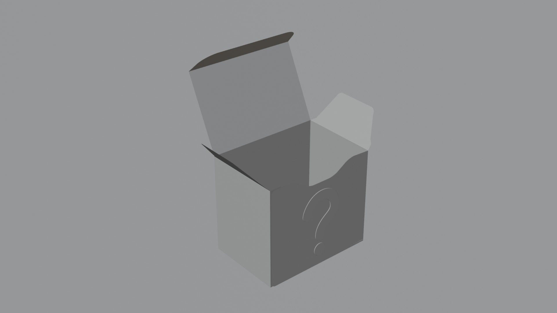 Surprise box package 3d model Low-poly 3D model_29