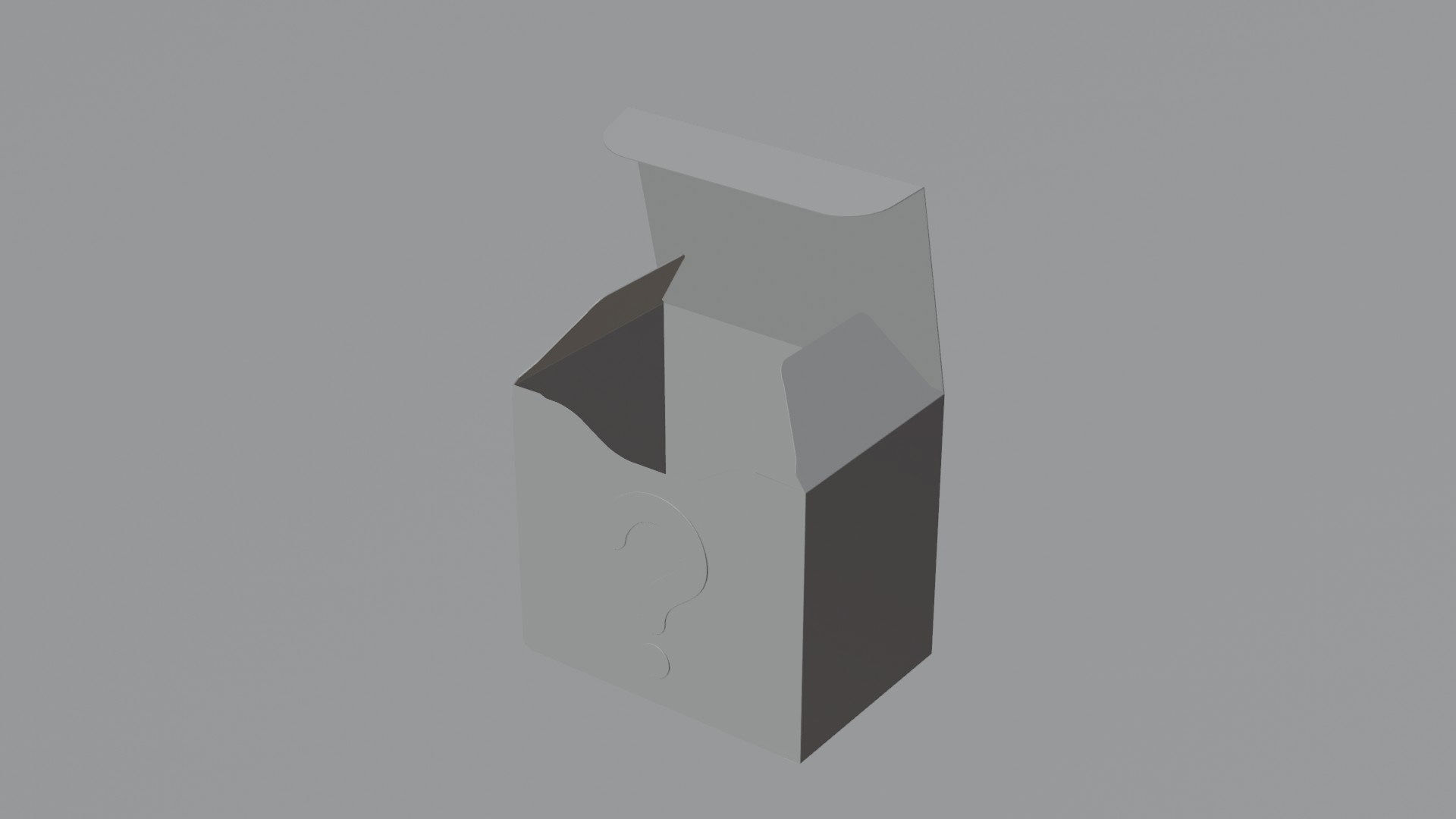 Surprise box package 3d model Low-poly 3D model_16