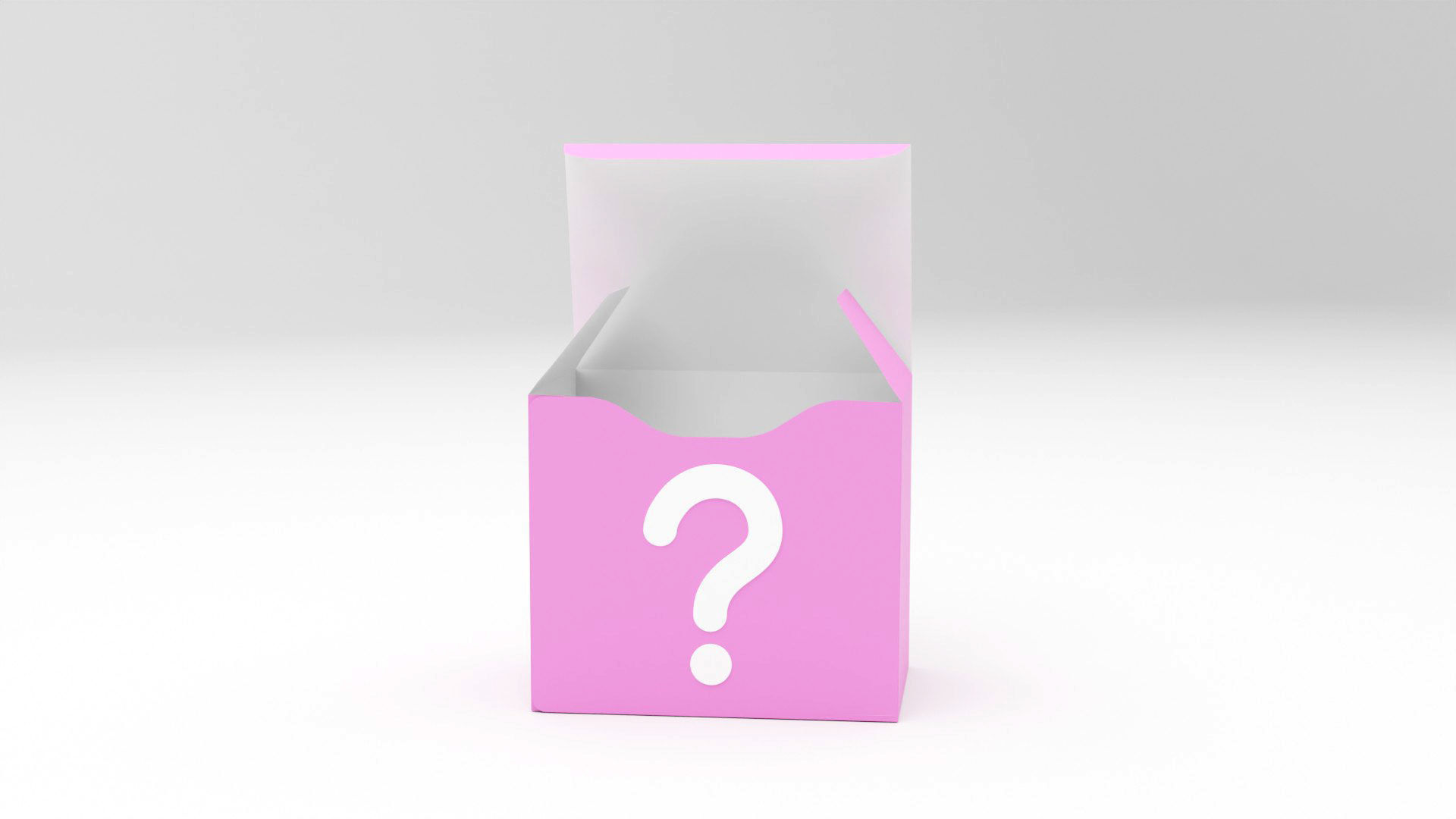 Surprise box package 3d model Low-poly 3D model_14