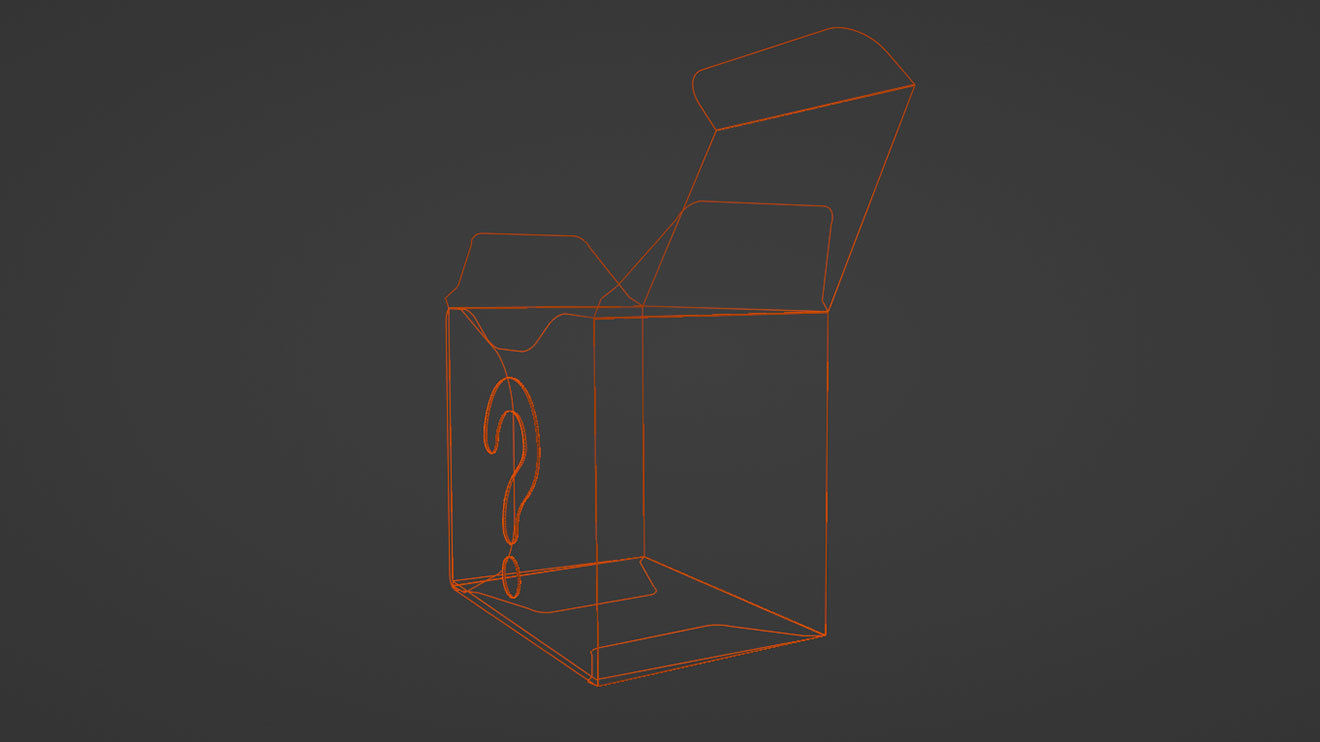 Surprise box package 3d model Low-poly 3D model_31