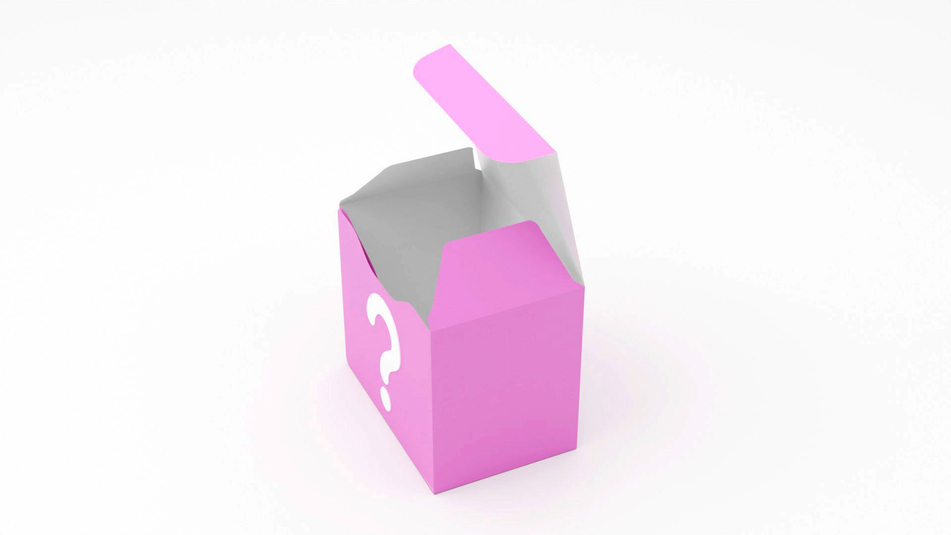 Surprise box package 3d model Low-poly 3D model_12